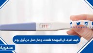 كيف اعرف ان البويضة تلقحت وصار حمل من أول يوم