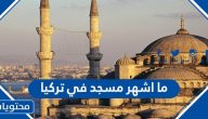 ما أشهر مسجد في تركيا