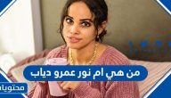 من هي ام نور عمرو دياب وأهم المعلومات عن حياتها