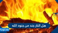 هل النار جند من جنود الله