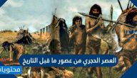 العصر الحجري من عصور ما قبل التاريخ ؟