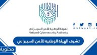تشرف الهيئة الوطنية للأمن السيبراني