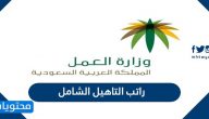 كم راتب التاهيل الشامل في السعودية