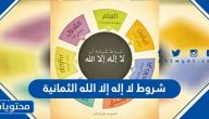 شروط لا إله إلا الله الثمانية