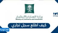 كيف اطلع سجل تجاري وما هي شروطه والرسوم السنوية