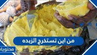 من اين تستخرج الزبده