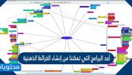 أحد البرامج التي تمكننا من إنشاء الخرائط الذهنية