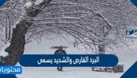 البرد القارص والشديد يسمى