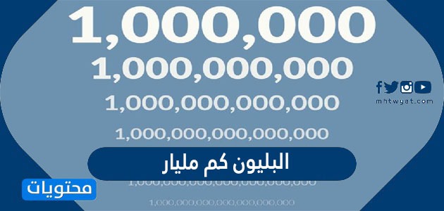 المليار كم مليون سعودي