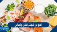 تعرف على الفرق بين البروتين النباتي والحيواني بالتفصيل