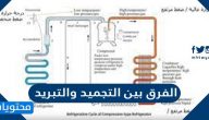 الفرق بين التجميد والتبريد