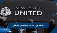 ترتيب نادي نيوكاسل في الدوري الإنجليزي