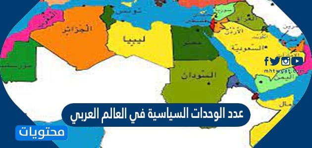 عدد الوحدات السياسية في العالم العربي