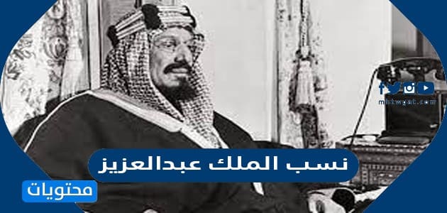 نسب الملك عبدالعزيز