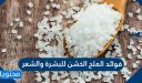 فوائد الملح الخشن للبشرة والشعر