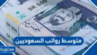 متوسط رواتب السعوديين في القطاع الخاص والحكومي 1447
