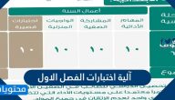 ما هي آلية اختبارات الفصل الاول في السعودية 1447