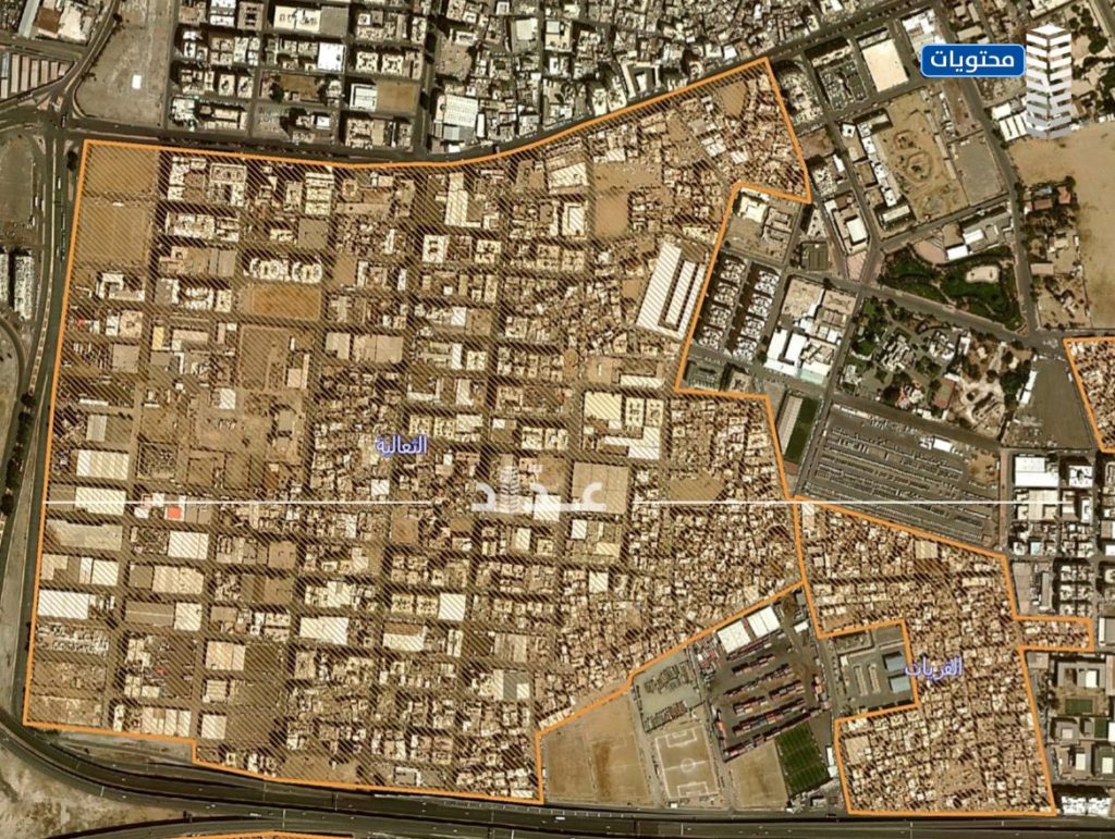 خرائط الأحياء التي عليها إزالة في جدة
