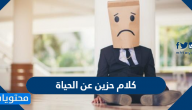 كلام حزين عن الحياة