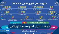 كيف احجز لموسم الرياض 1443