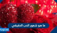 ما هو شعور الحب الحقيقي