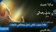 ماذا جنيت لكي تمل وصالي كلمات