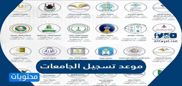 موعد تسجيل الجامعات 1444 في السعودية