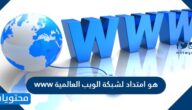 www هو امتداد لشبكة الويب العالمية