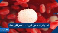 اسباب نقص كريات الدم البيضاء