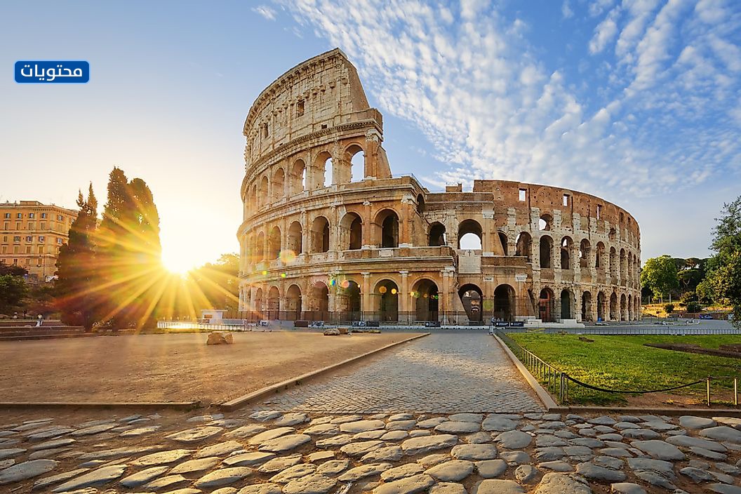 الكولوسيوم في روما بإيطاليا