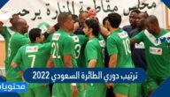 ترتيب دوري الطائرة السعودي 2022
