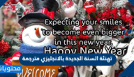 تهنئة السنة الجديدة بالانجليزي مترجمة 2025