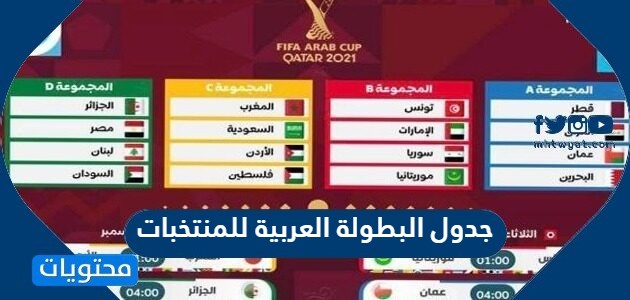 البطوله العربيه للمنتخبات