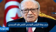 سبب وفاة الرئيس التونسي الباجي قايد السبسي