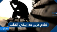 كلام حزين جدا يبكي القلب والحجر قصير
