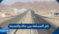 كم المسافة بين مكة والمدينة