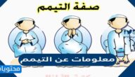 معلومات عن التيمم