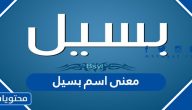 معنى اسم بسيل Basyl وحكم التسمية به في الإسلام