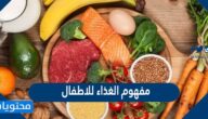 مفهوم الغذاء للاطفال