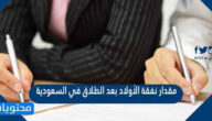 مقدار نفقة الأولاد بعد الطلاق في السعودية