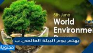 يهتم يوم البيئة العالمي ب
