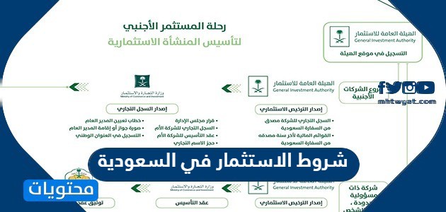 شروط الاستثمار في السعودية للمقيمين 2024