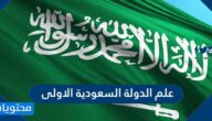 علم الدولة السعودية الأولى
