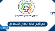 كم باقي جوله الدوري السعودي 2022