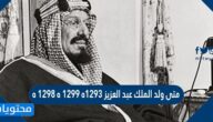 متى ولد الملك عبد العزيز 1293ه 1299 ه 1298 ه