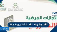 خطوات اصدار الاجازة الالكترونية السعودية