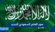 صور العلم السعودي الجديد