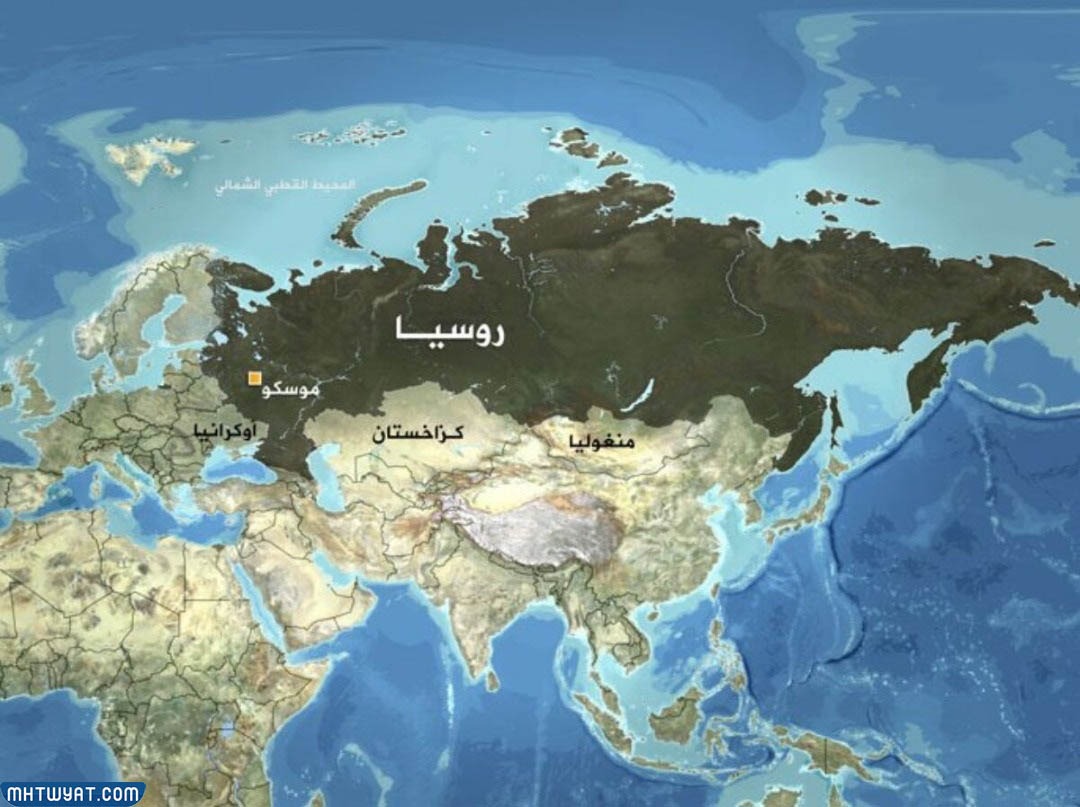 موقع اوكرانيا على خريطة العالم