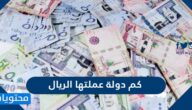 كم دولة عملتها الريال