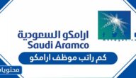 كم راتب موظف ارامكو